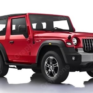 TEMZO 1:32 Scale DieCast Metal Pull-Back Action Openable Doors 4x4 Thar/Jeep Premium Car Toy with Lights and Music for Kids Realistic Miniature Model Gift 2+yrs Girls Boys Available